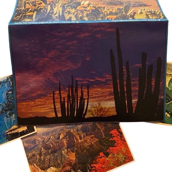 Vintage 70s Desert Arizona Grand Canyon unused postcards and road map ephemera - Picture 4 of 13